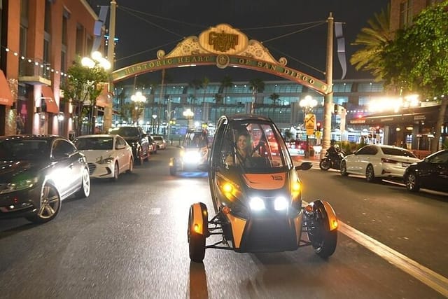 GoCar After Dark: Self-Guided Tour of Gaslamp and Balboa Park - Photo 1 of 6